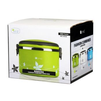 Single Layer Stainless Steel Round Lunch Box - Crockery - Best Price in Pakistan - HitShop.pk